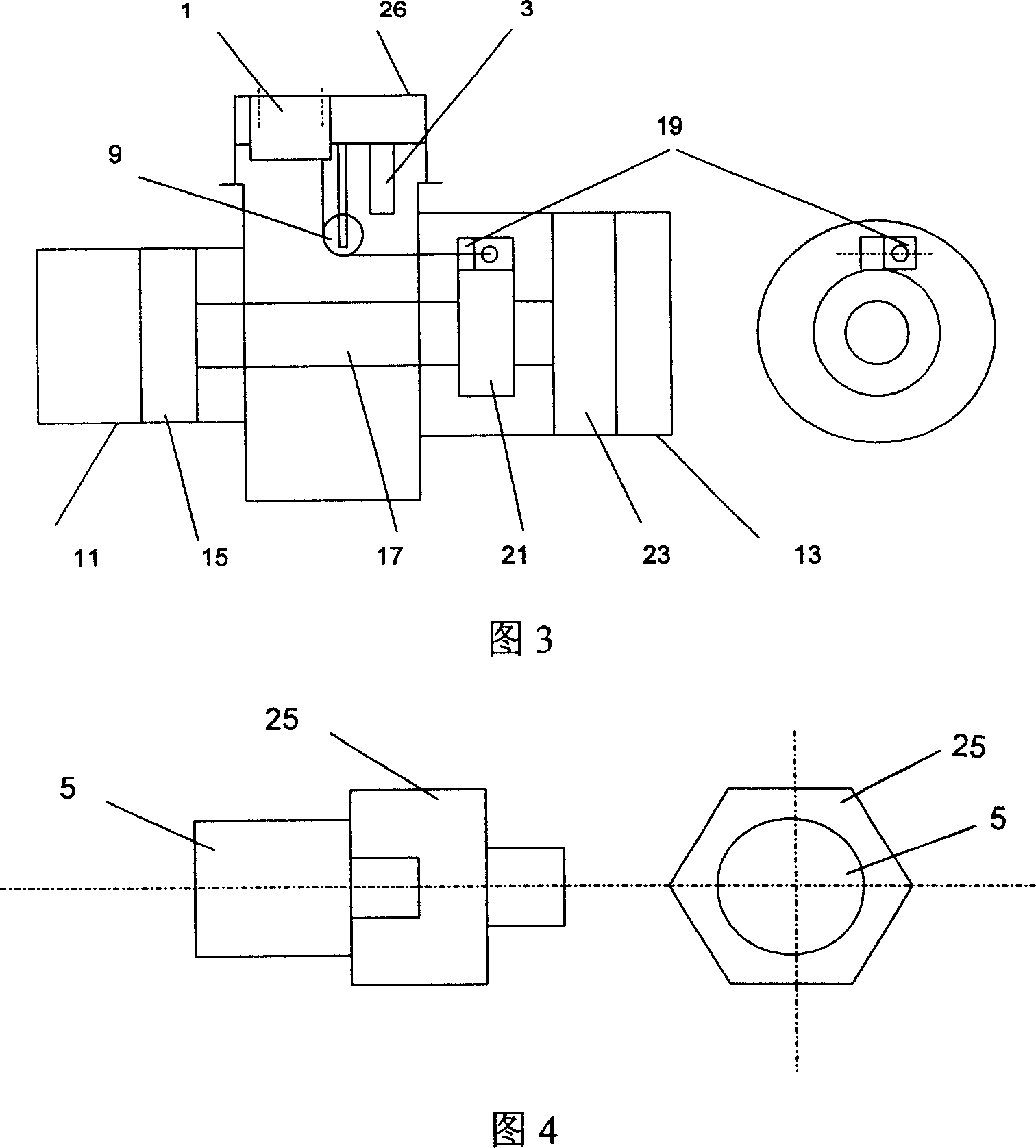 Real time discharging volume measuring method and device for concrete pump