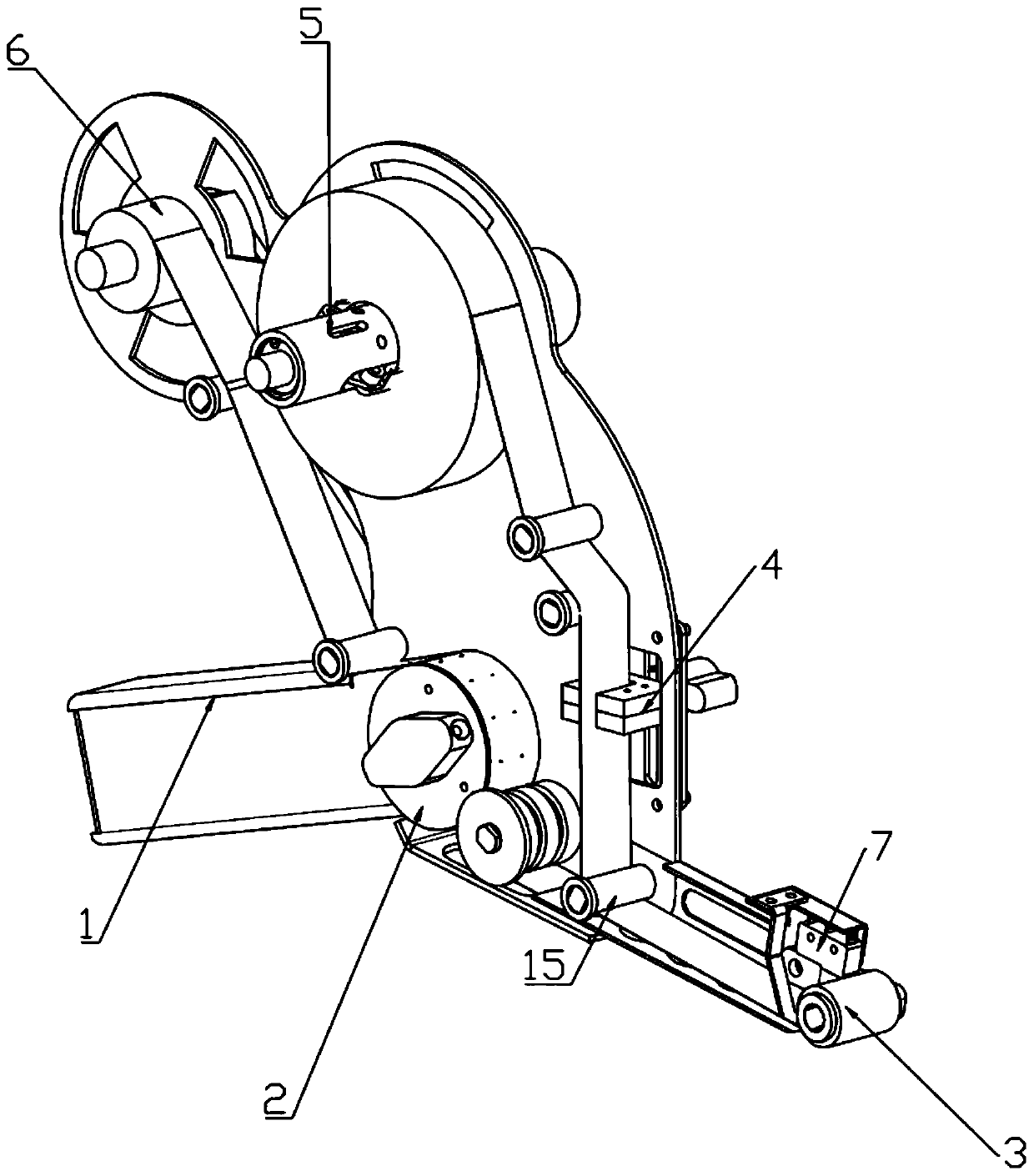 Portable handheld labeling machine