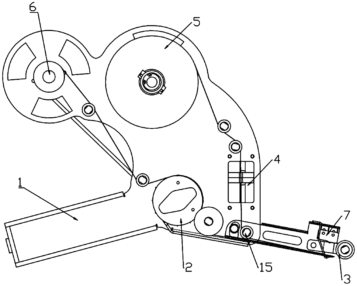 Portable handheld labeling machine