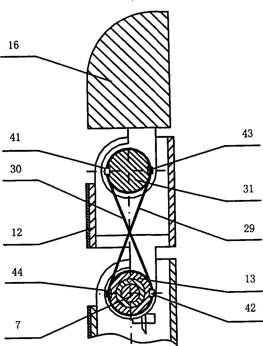 Pre-bend coupling under-actuated three-joint robot finger device