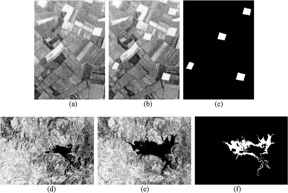 Method for carrying out change detection on remote sensing images based on treelet fusion and level set segmentation