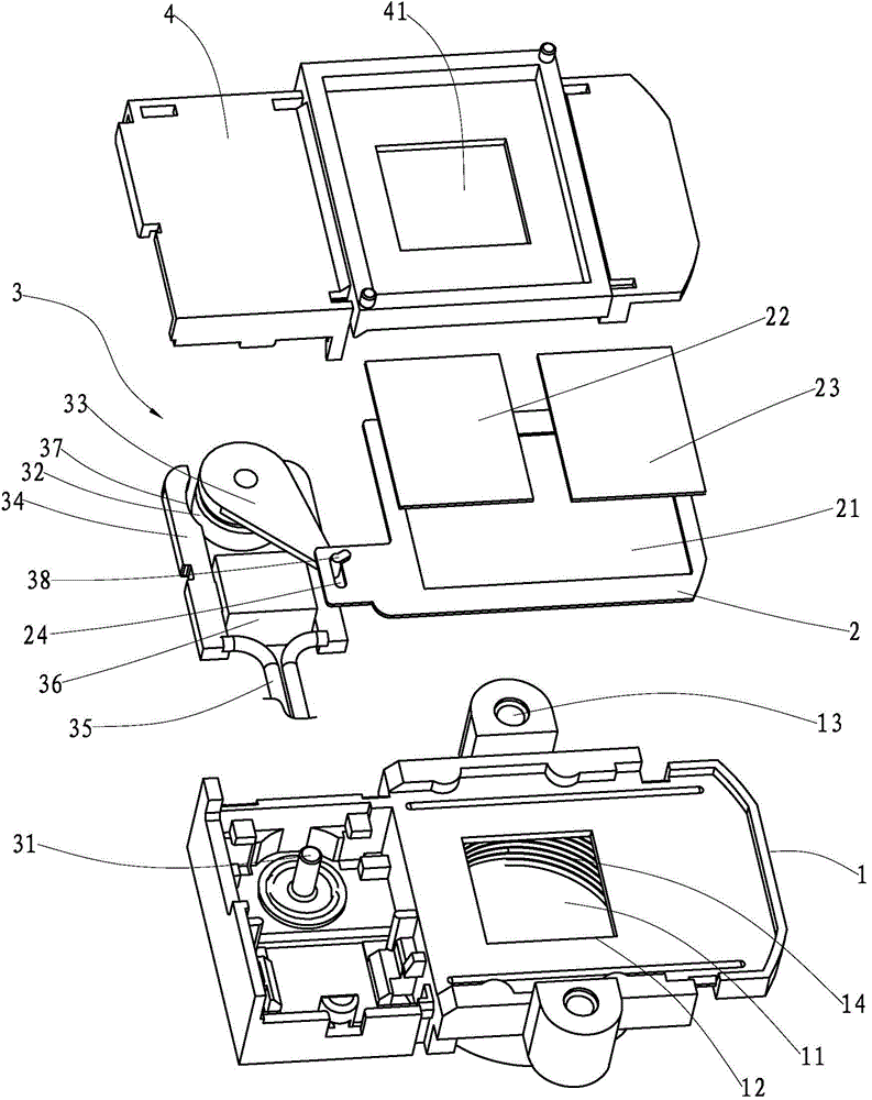 Lens filtering device