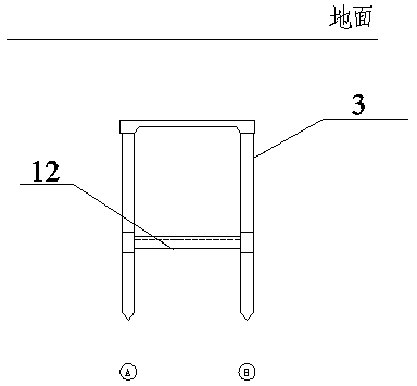 A construction method for digging underground pipe gallery and storage well