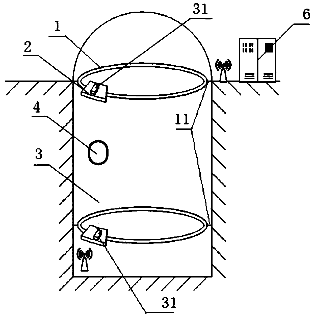 Air well patrol system