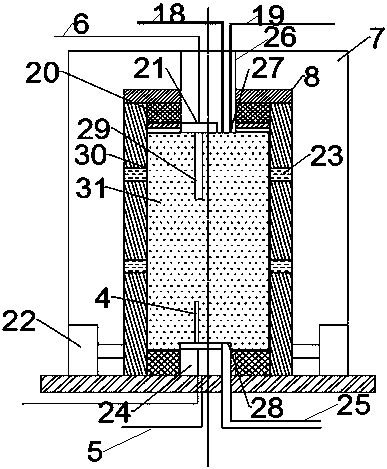 Simultaneous testing device and method for acoustics and saturation of weakly cemented undiagenetic hydrate