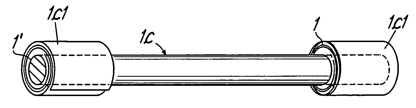 Method of making laminate thin-wall ceramic tubes and said tubes with electrodes, particularly for solid oxide fuel cells