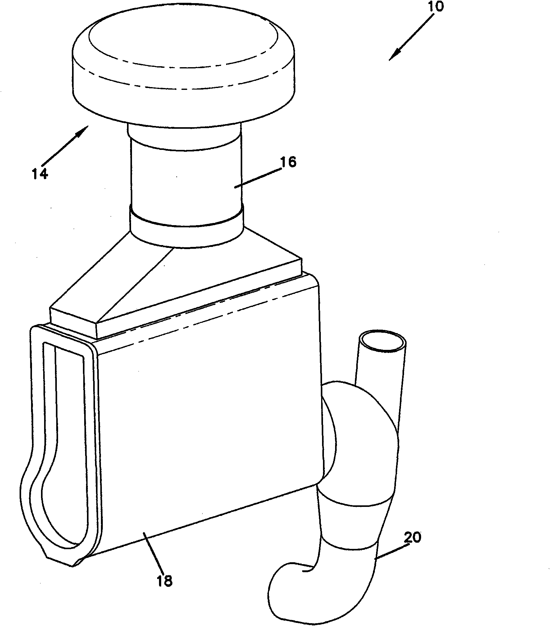 Raincap precleaner, motor vechile having a raincap precleaner, and method for precleaning air