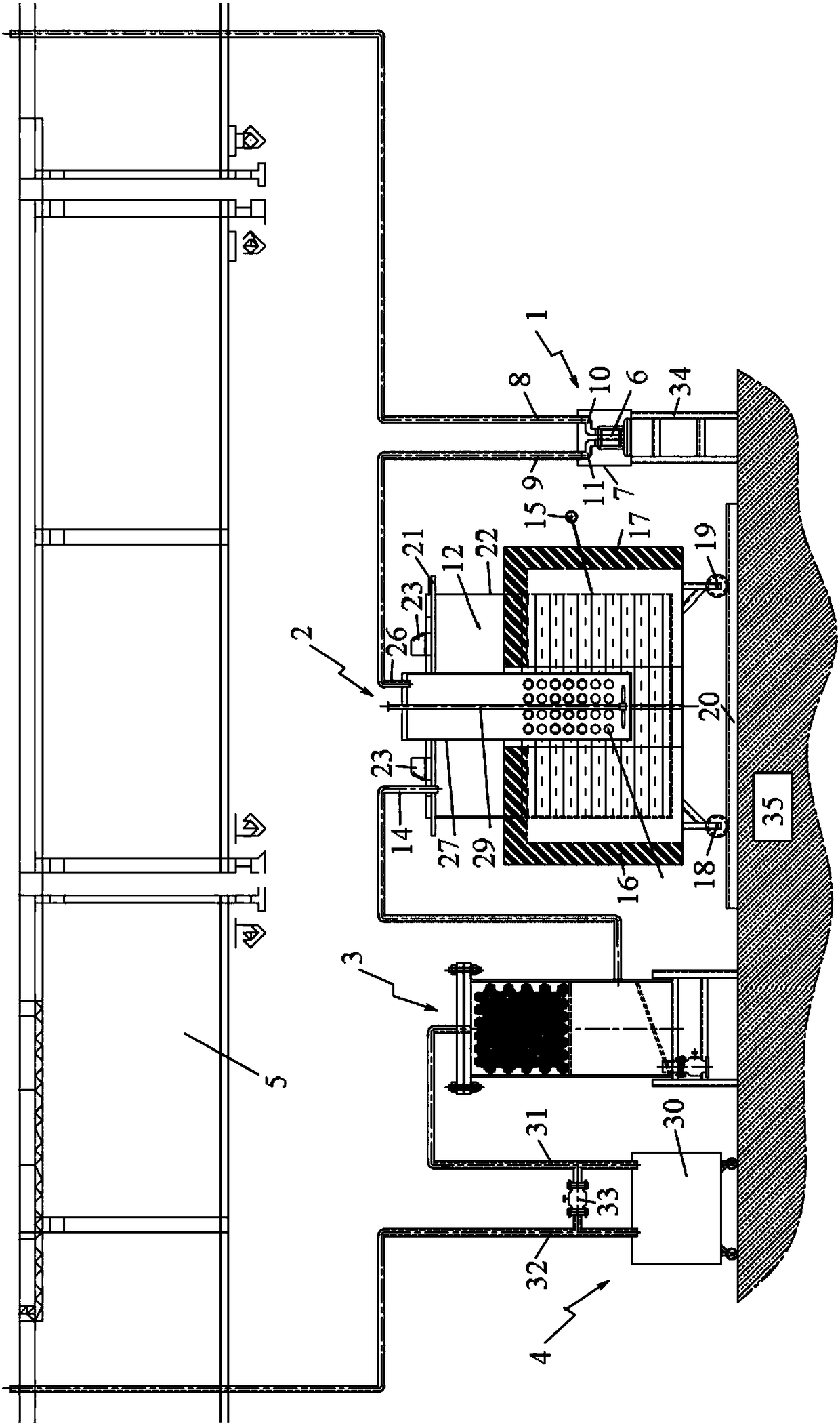 Gas purification system for metallic lithium glove box