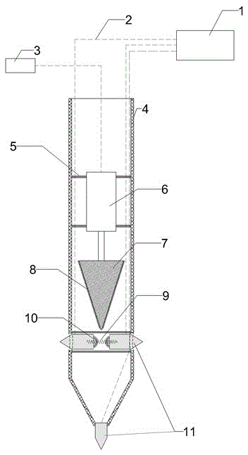 Integrated groundwater hydraulic gradient measuring device