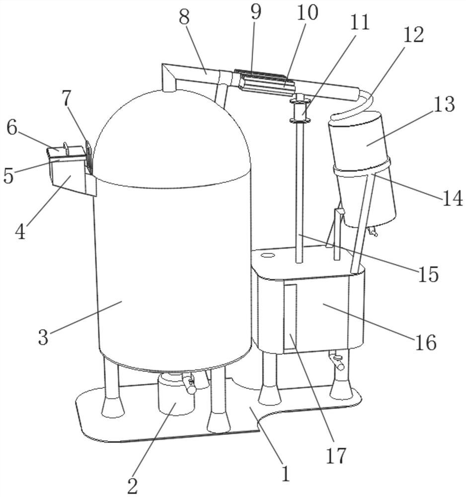 An essence purification device containing various plant extracts