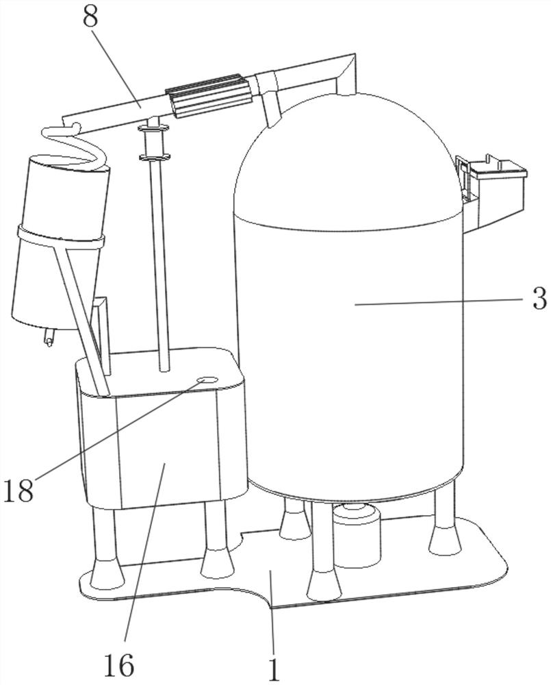 An essence purification device containing various plant extracts