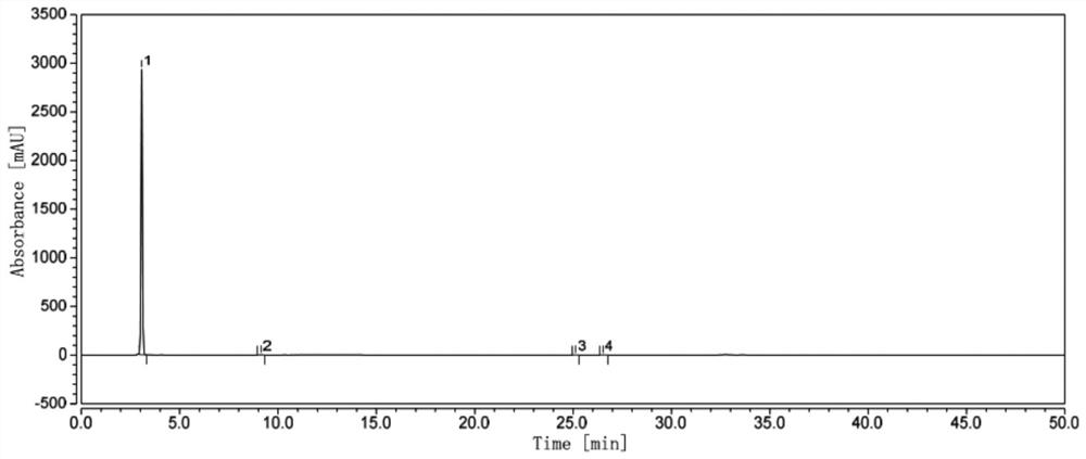 Method for detecting purity of 2-(2-chloro-1-ethylene) hydrazide methyl formate
