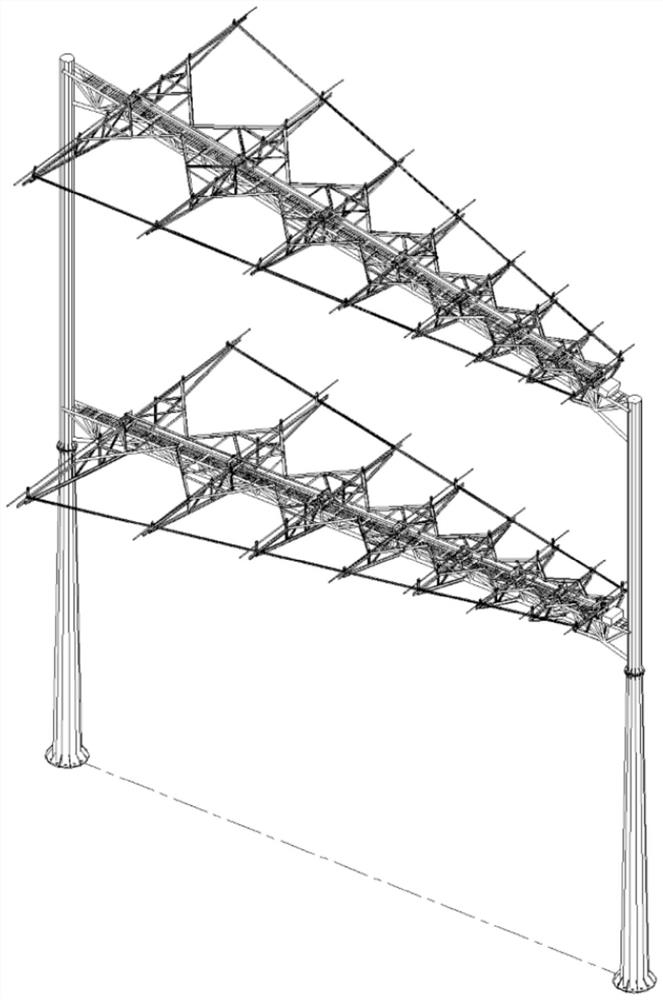A Rigid Structure HF Double Layer Logarithmic Periodic Antenna Sector Array