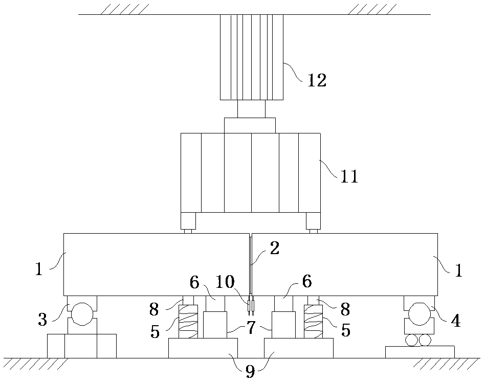 Bending test method for F-shaped socket and spigot joint of rectangular pipe-jacking tunnel