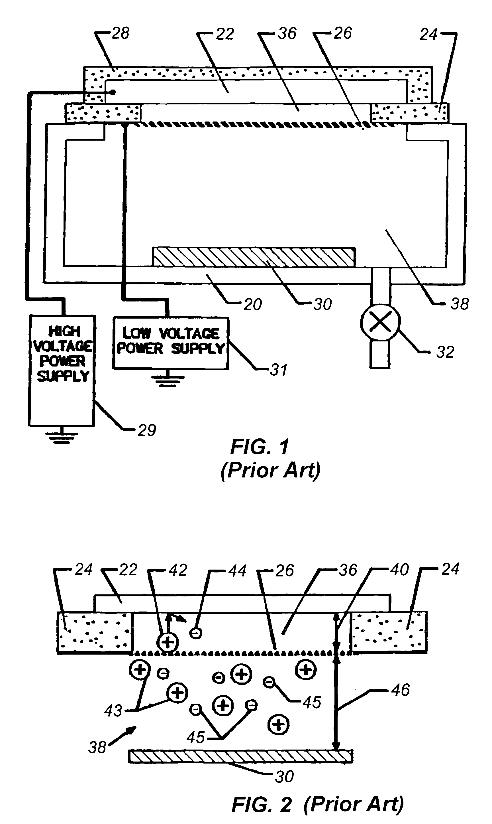 Method and apparatus for reducing charge density on a dielectric coated substrate after exposure to a large area electron beam