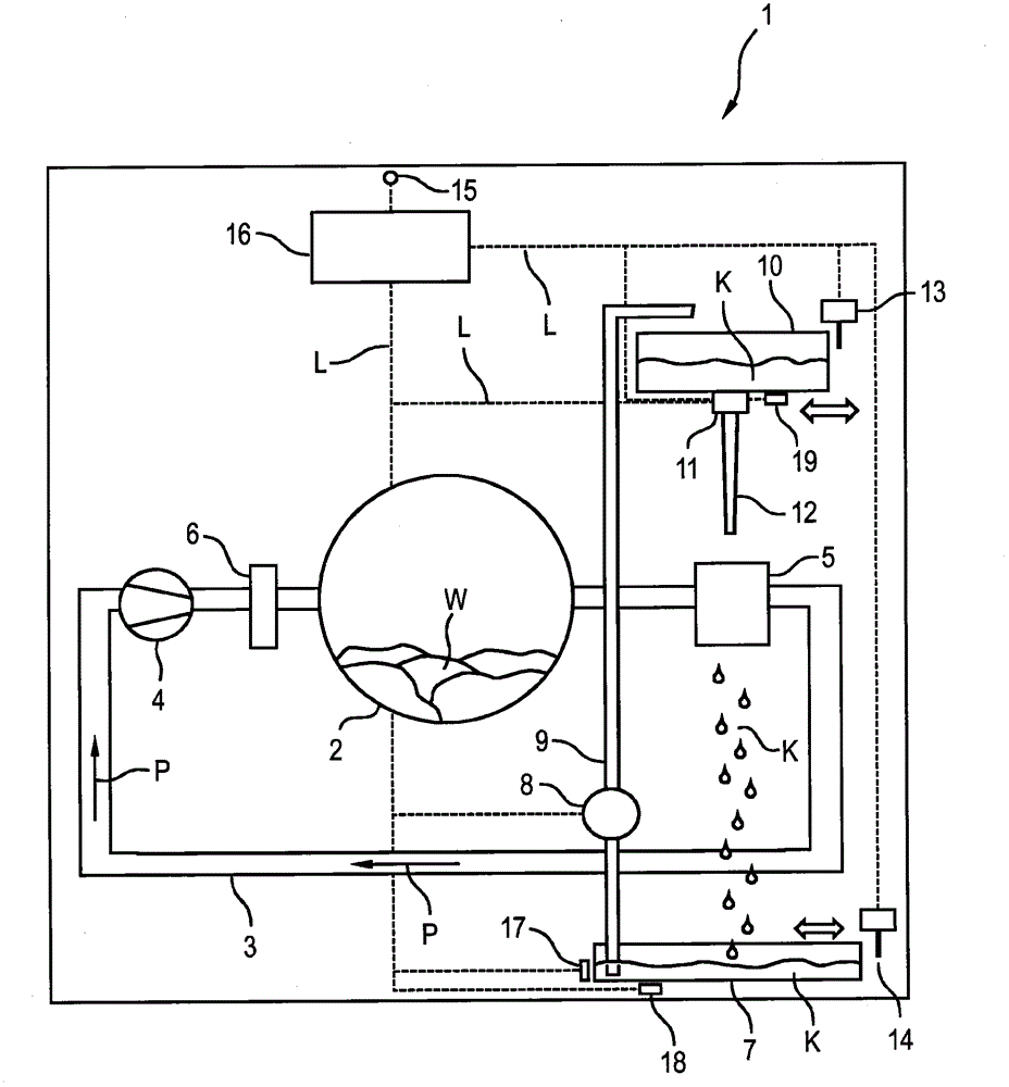 Laundry treatment device comprising removable liquid container