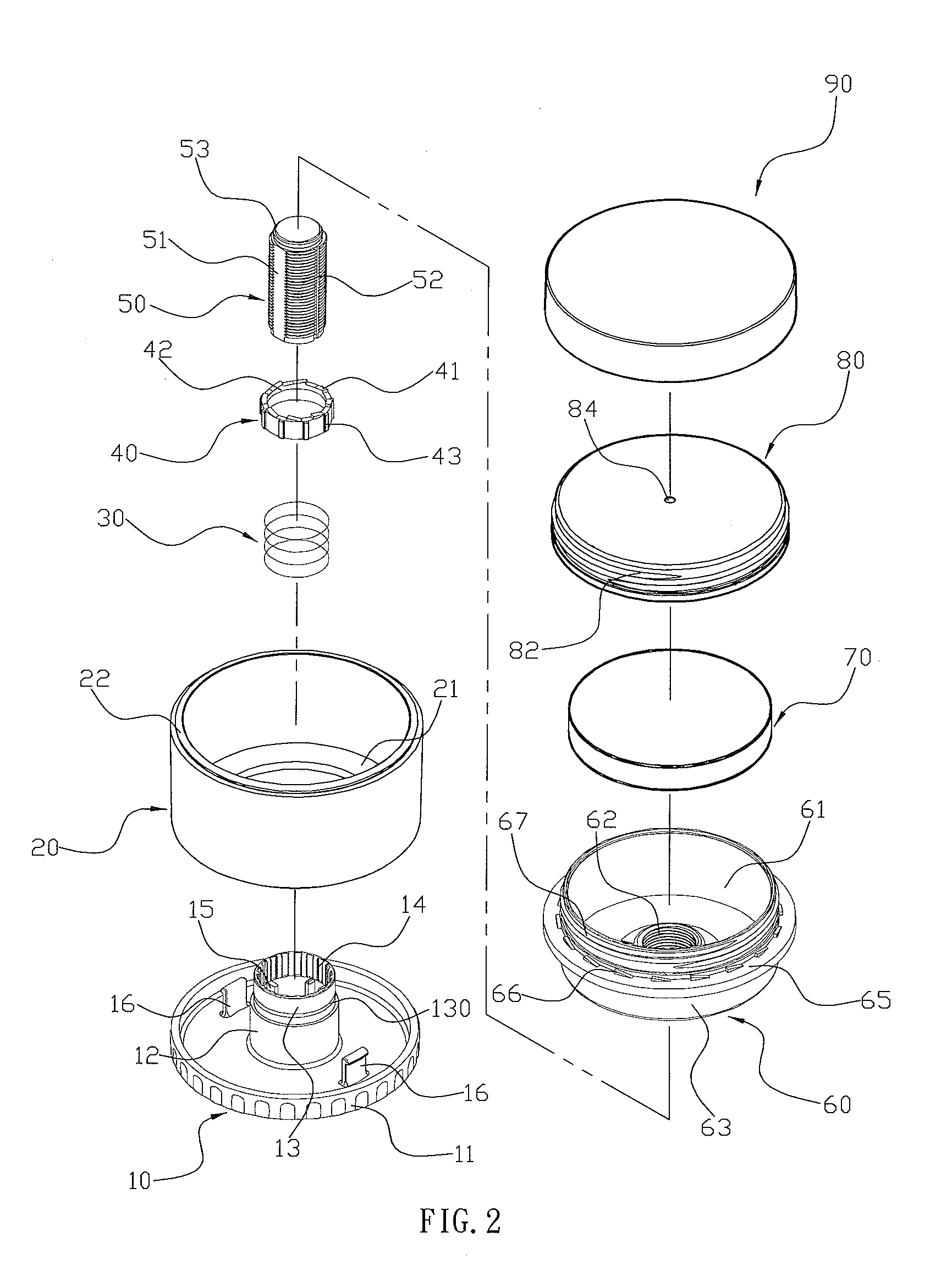 Vacuum Cream Container that is Operable by Rotation to Squeeze Cream Outward
