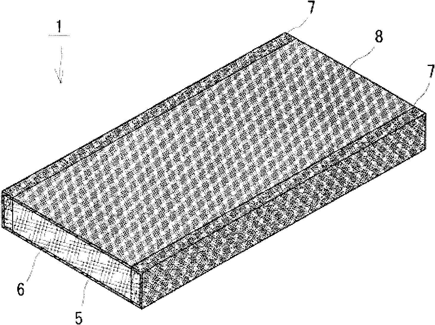 Damp-proof mattress and manufacture method thereof
