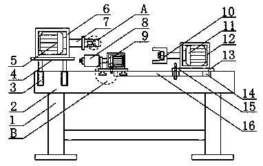 Efficient grinding device for auto spare part production