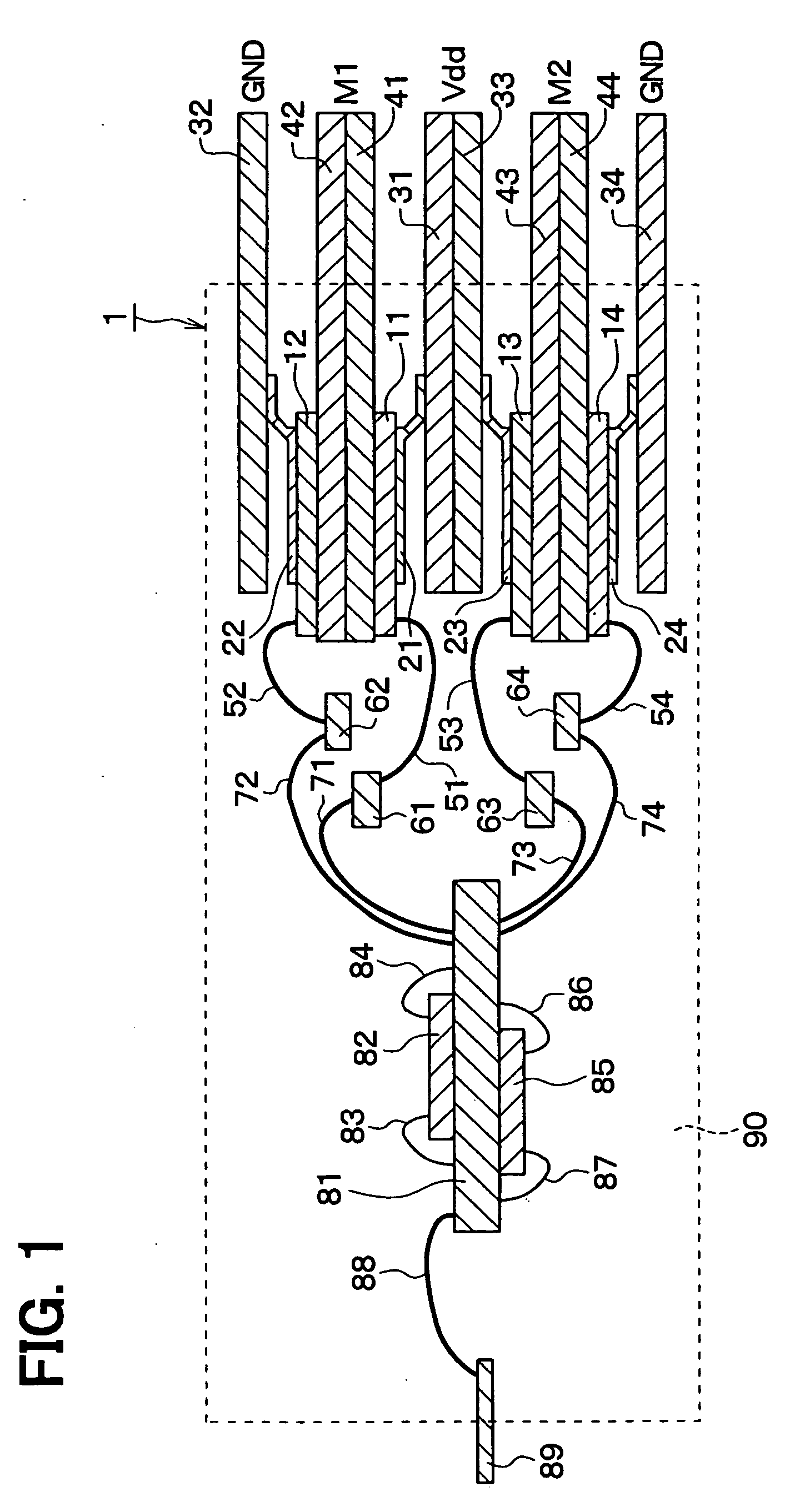 Semiconductor device having metallic lead and electronic device having lead frame