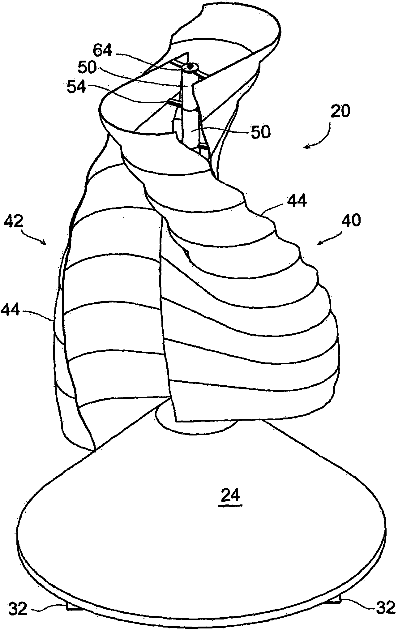 Wind-driven electricity generation device with savonius rotor