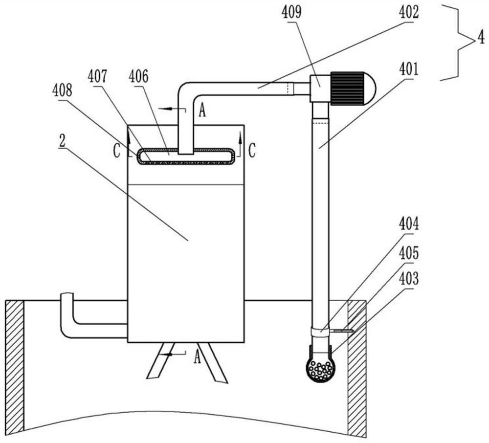 High temperature exhaust gas dust removal method