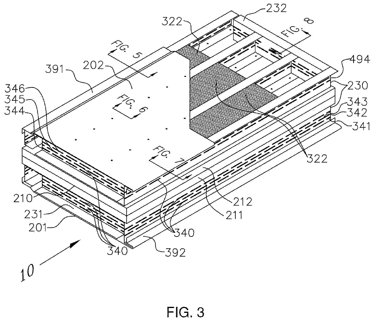 Fire-retardant panel with frame