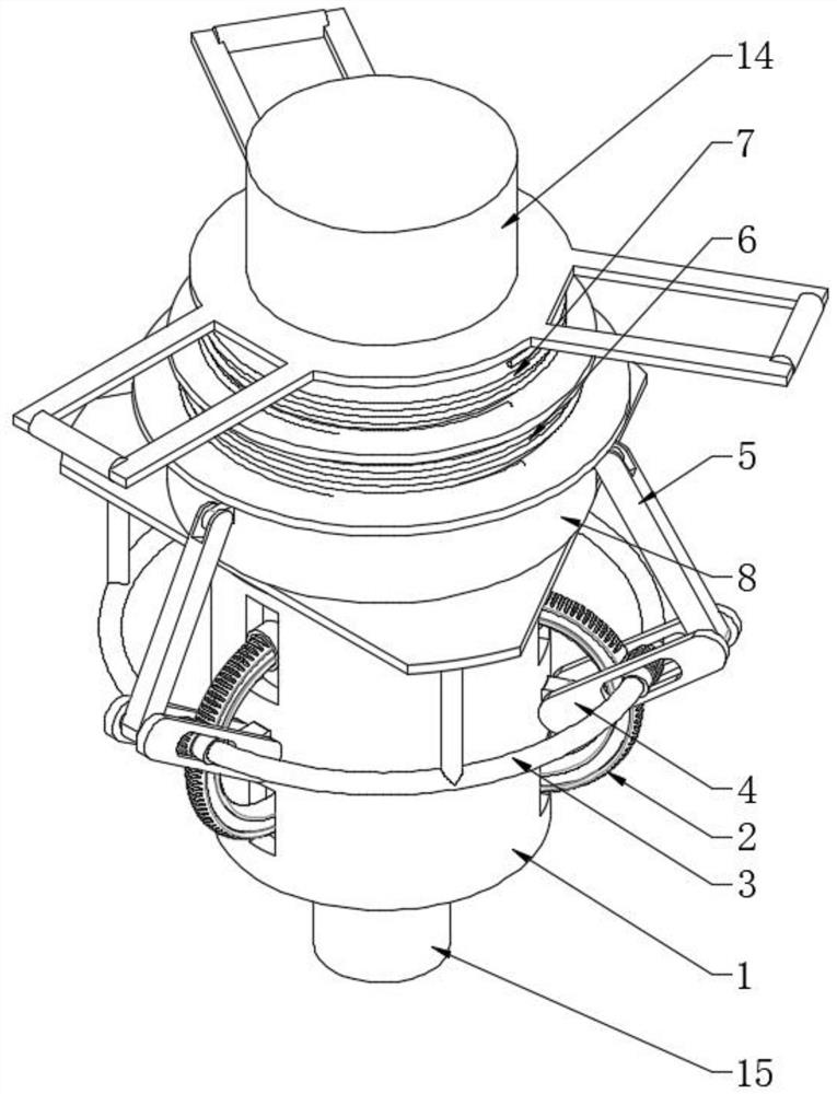 Clamping device capable of facilitating drill bit replacement and used for drilling machine