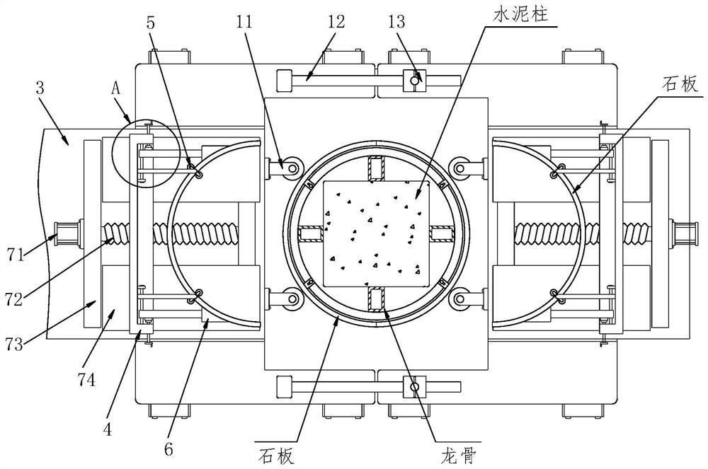 A dry-hanging construction method for building decoration facing stone