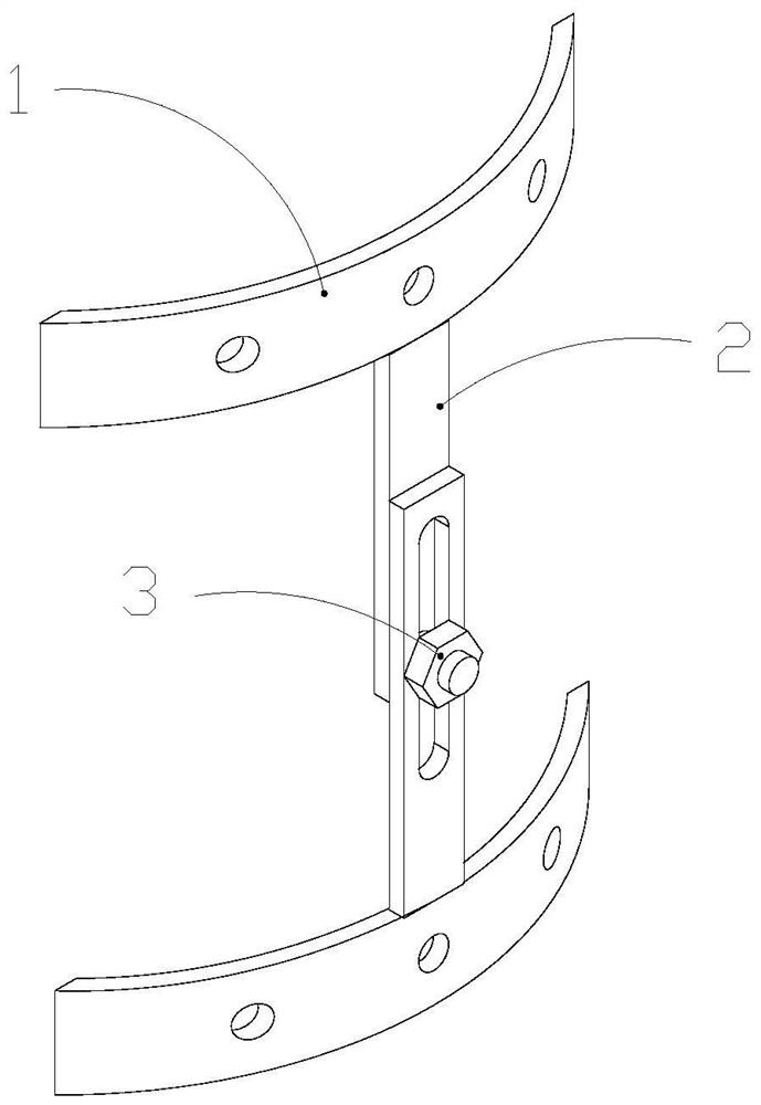 An internal fixation device for anterior thoracolumbar treatment