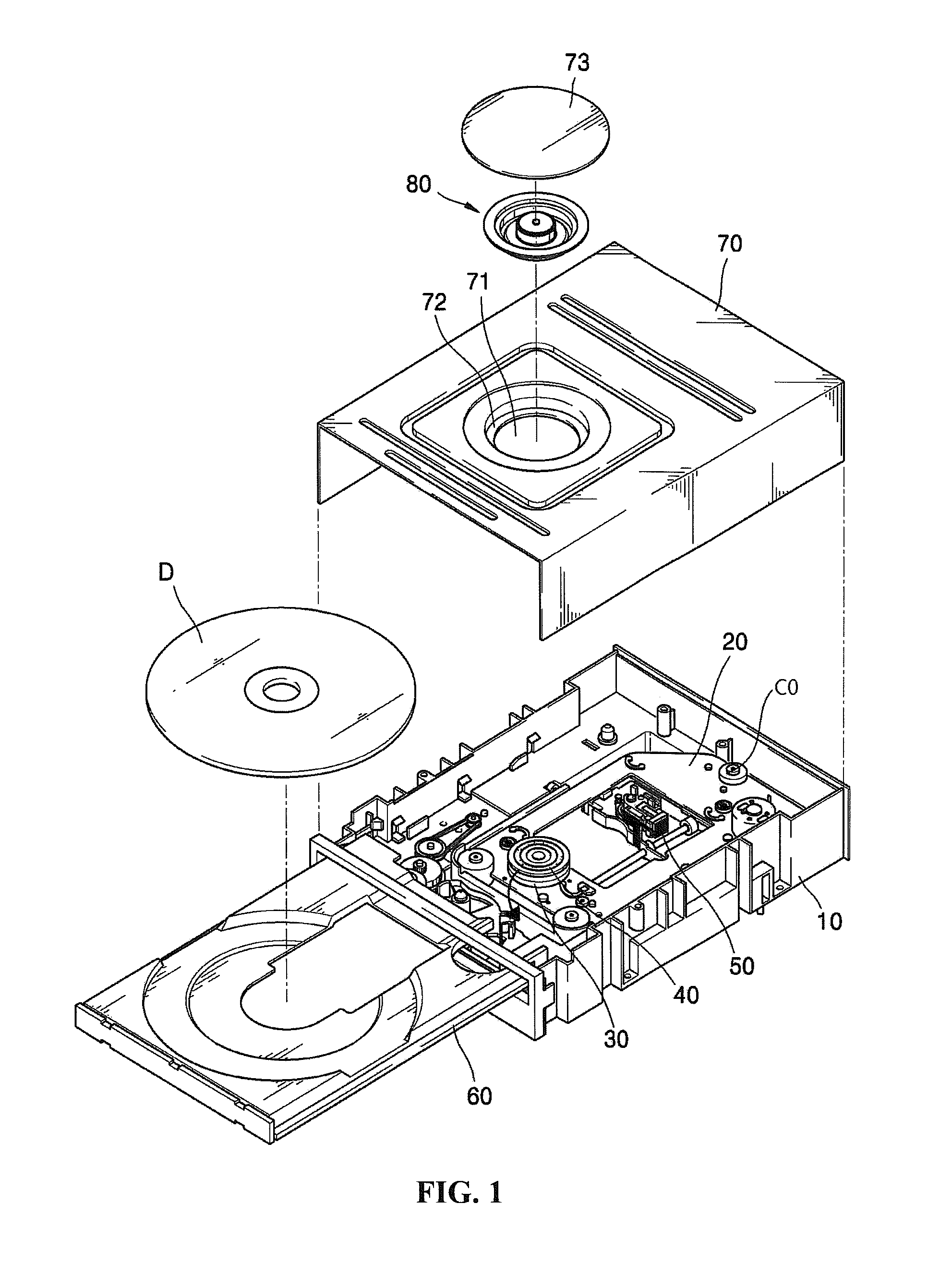 Optical disk drive device