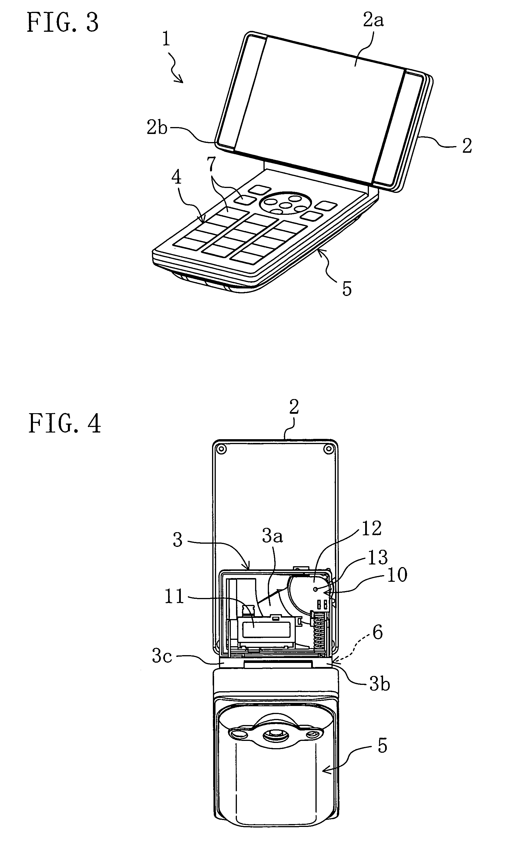 Folding cellular phone