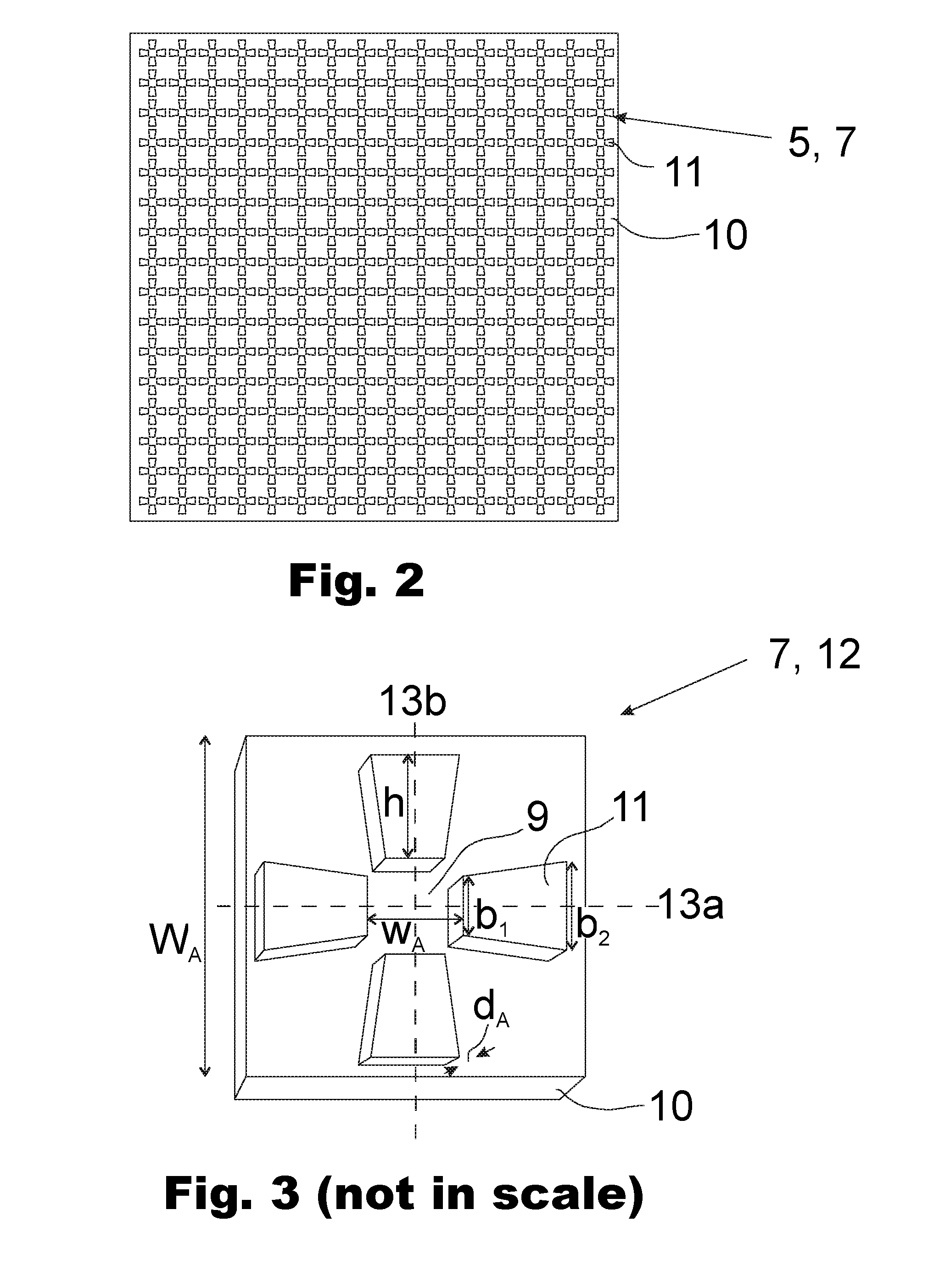 Thin film photovoltaic cell structure, nanoantenna, and method for manufacturing