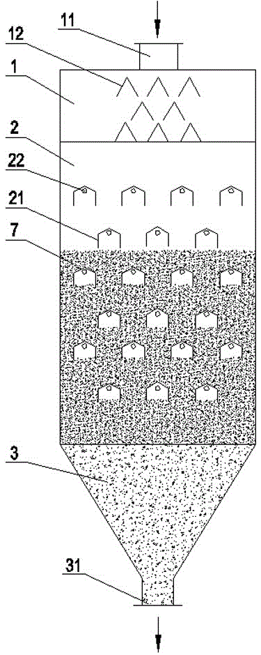 A dry distillation device for solid heat carrier and its dry distillation method