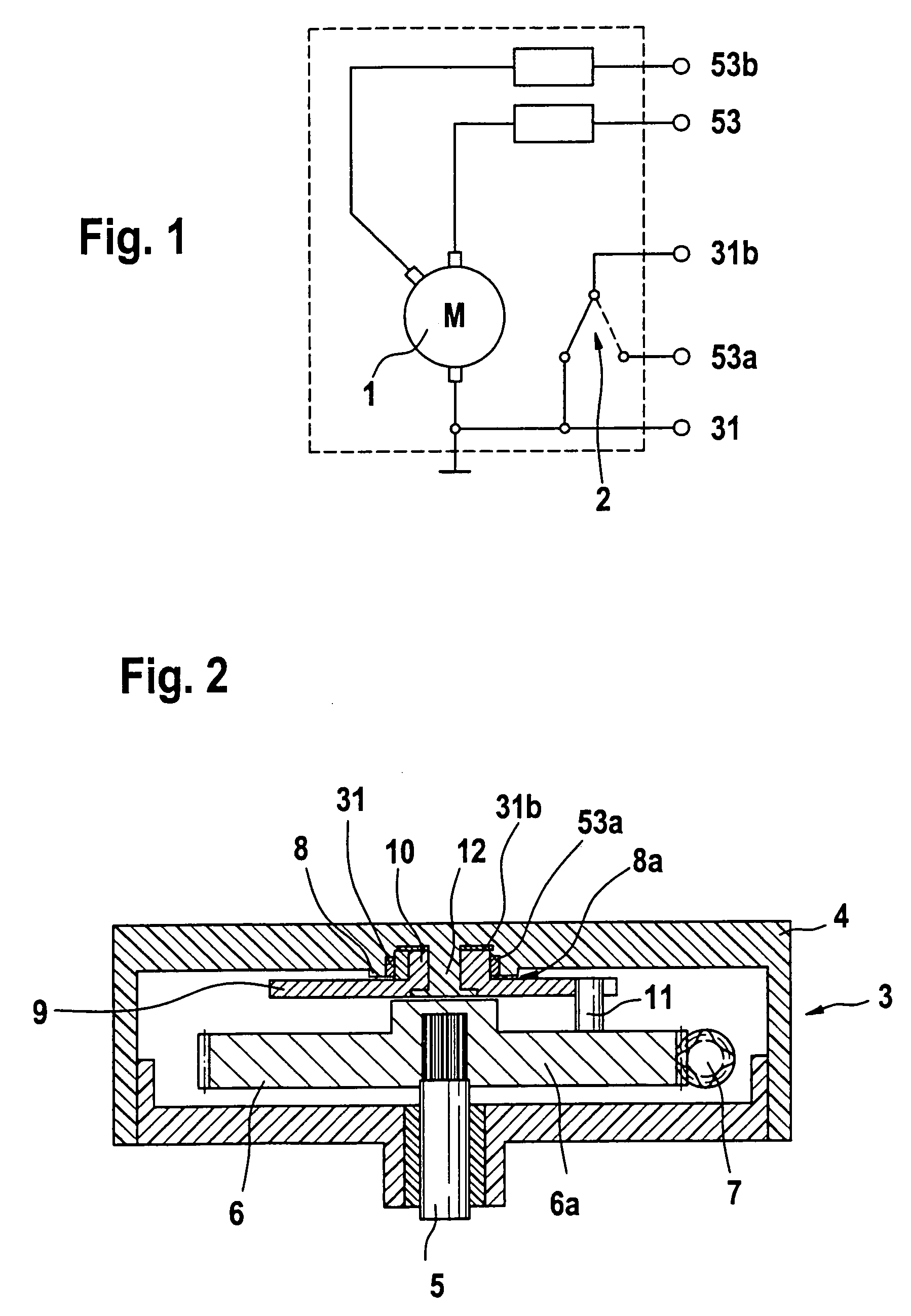 Drive device for window wipers with a parking position switch