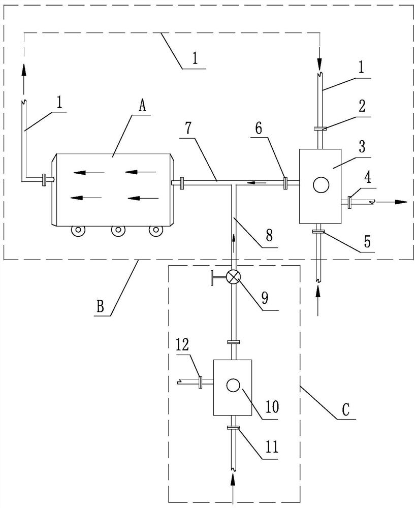 Rapid mechanical deoxidation and nitrogen-enriching gas-conditioning insect prevention method for closed carriage