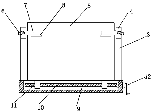 A tail rotate baffle device of a vehicle transport vehicle