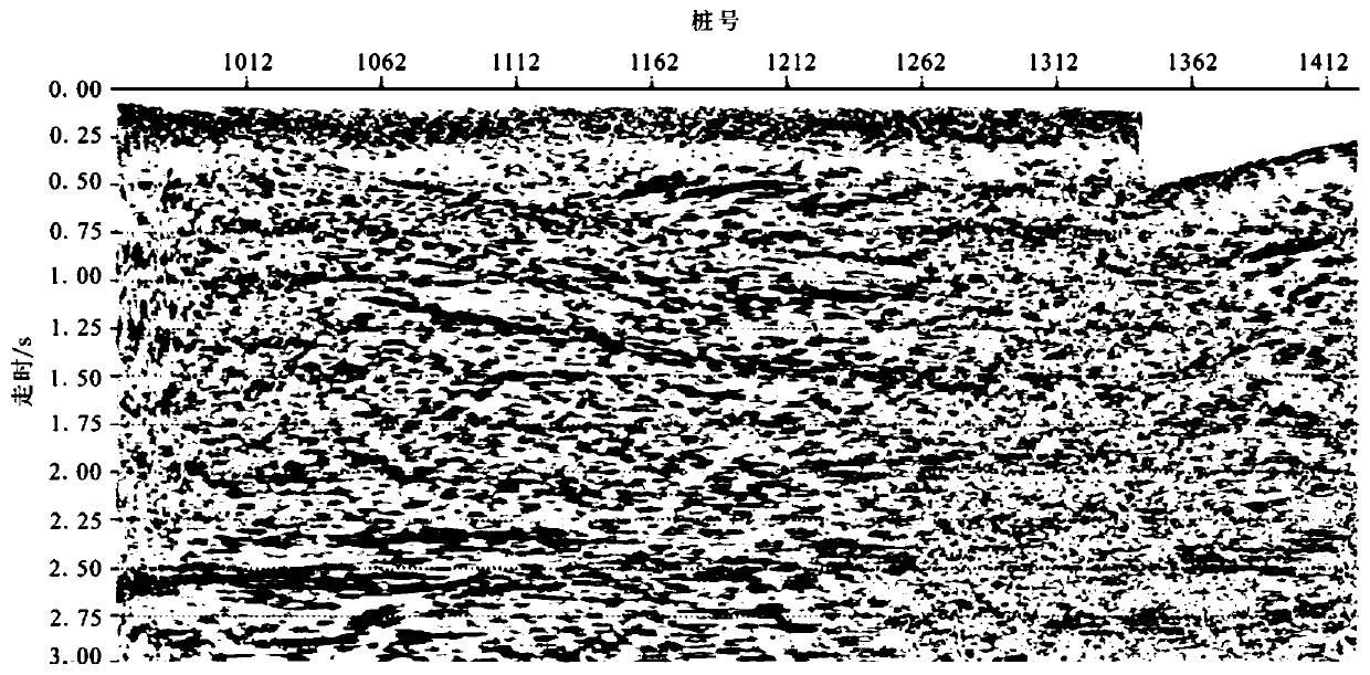 Seismic exploration method for deep gold-bearing structure