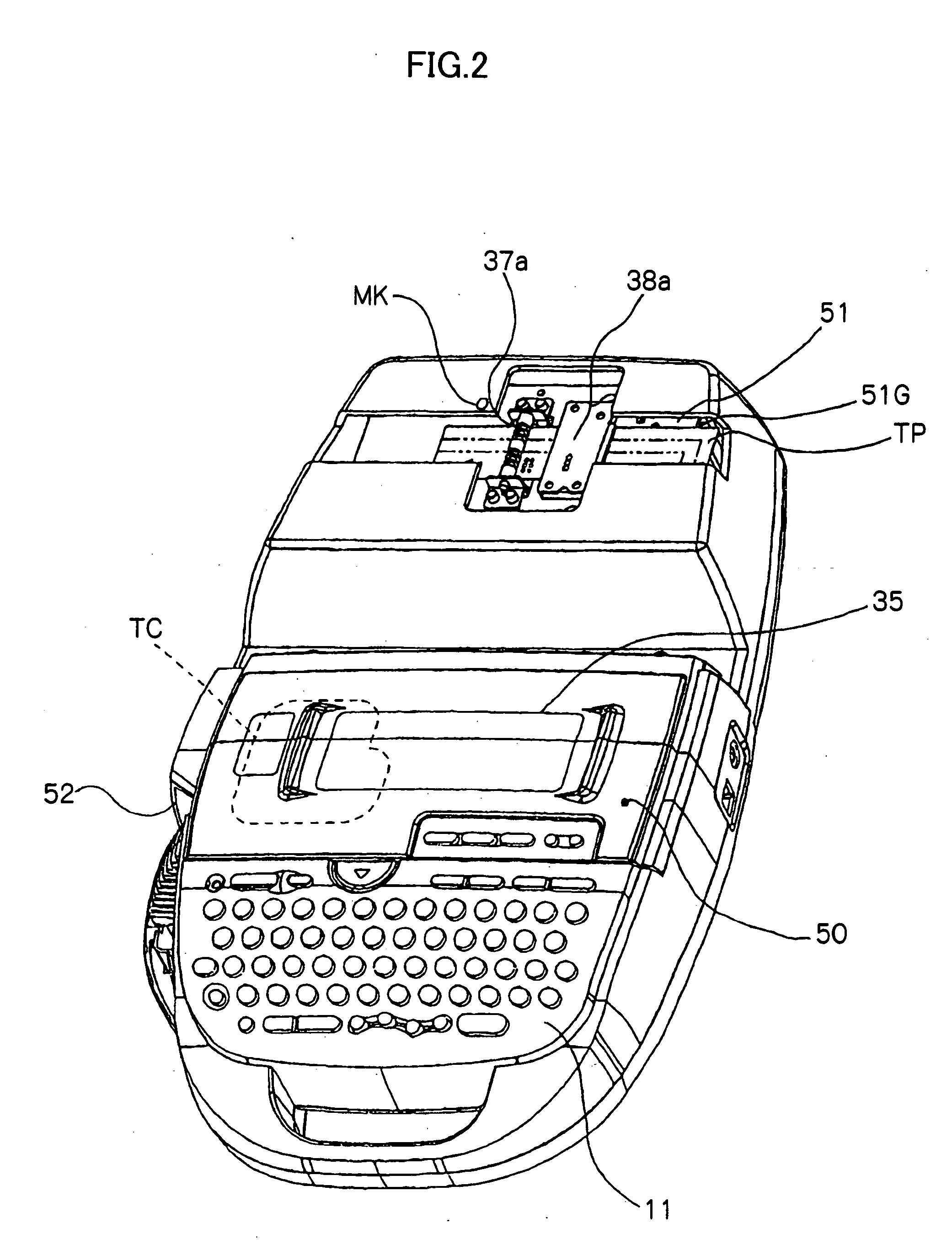 Finger reading label producing system, method and program