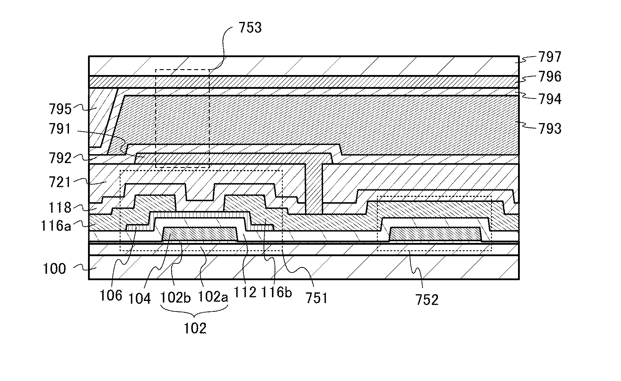 Processing method of stacked-layer film and manufacturing method of semiconductor device