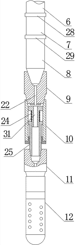 Mechanics experiment system and method for perforated string in underground perforating blasting of oil-gas well