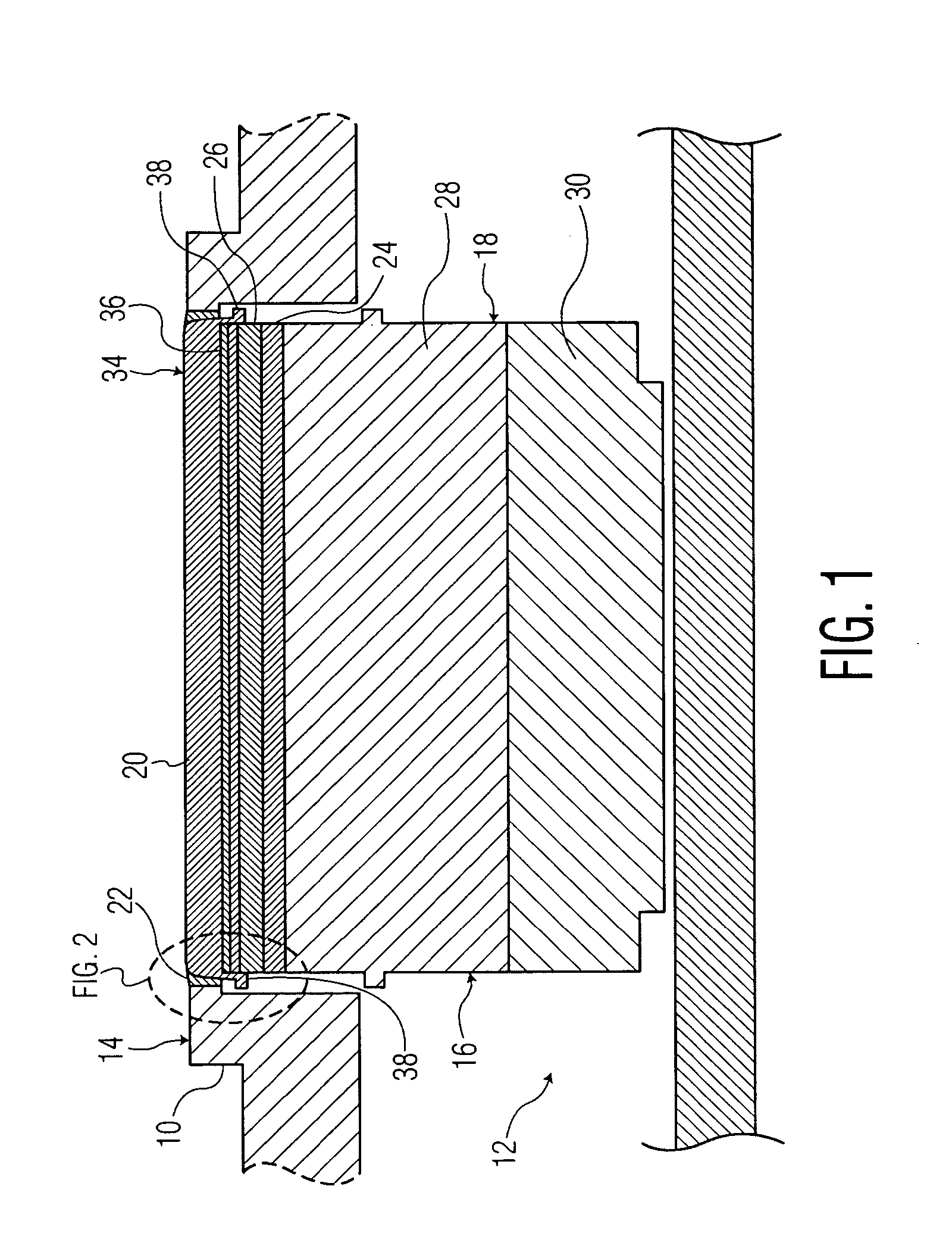 Transducer assembly for ultrasound probes