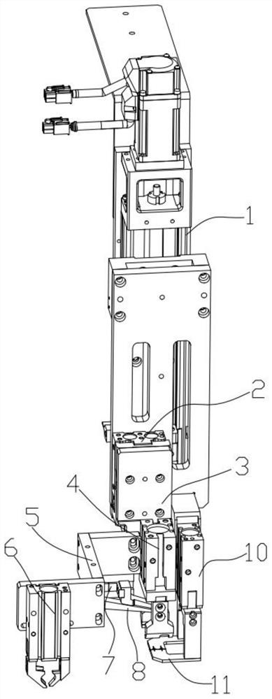 Junction box grabbing and assembling mechanism and photovoltaic bus bar assembling and bending device