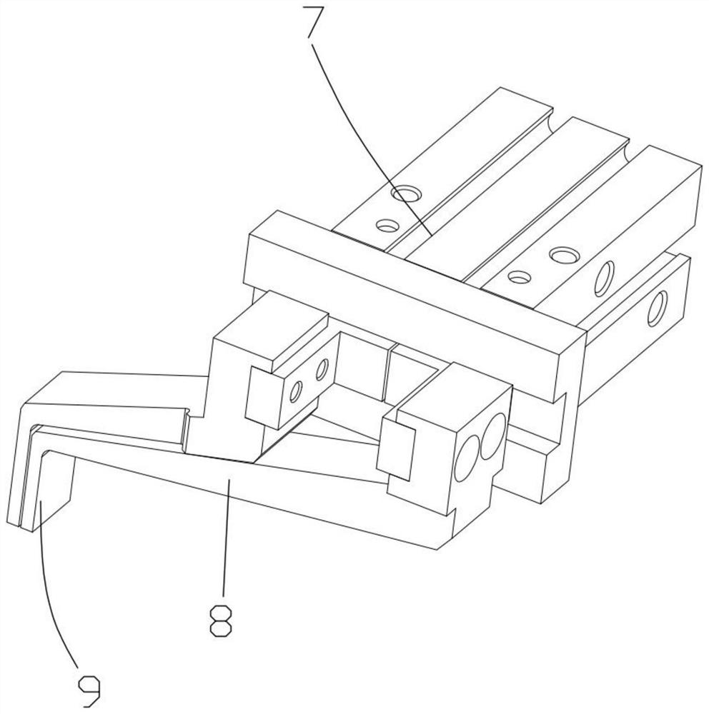 Junction box grabbing and assembling mechanism and photovoltaic bus bar assembling and bending device