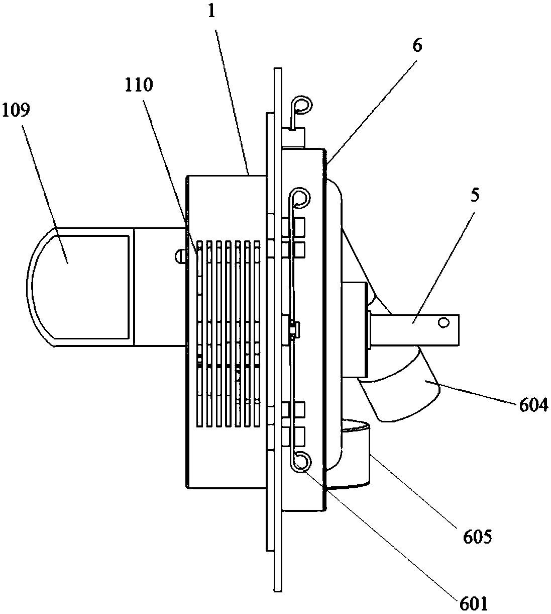 Air suction type high-speed precision seed metering device with auxiliary seed-filling seed disc