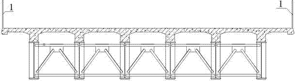 Overpass bridge dismounting method