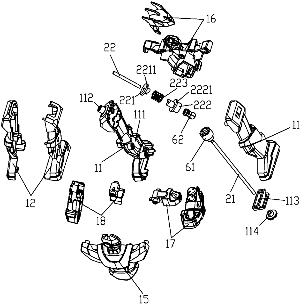 A robot that can kick side legs