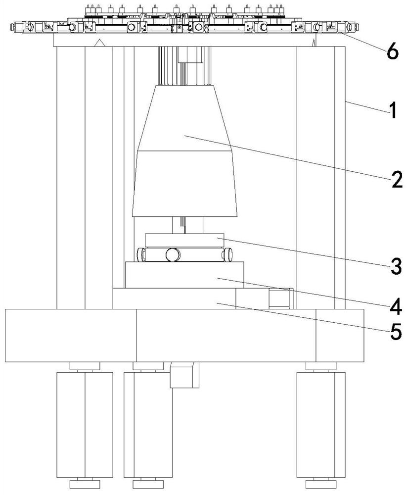 High-precision inspection method for inner wall of wolteri-type X-ray focusing mirror