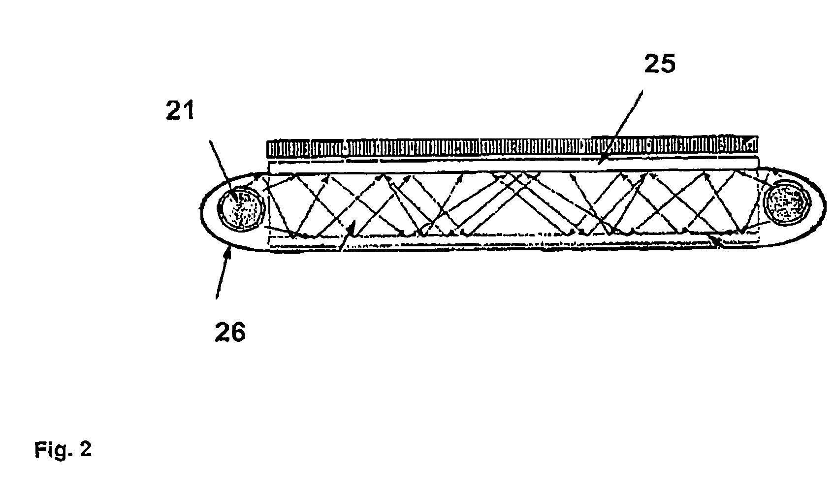 UV-absorbing borosilicate glass for a gas discharge lamp and process for manufacturing same