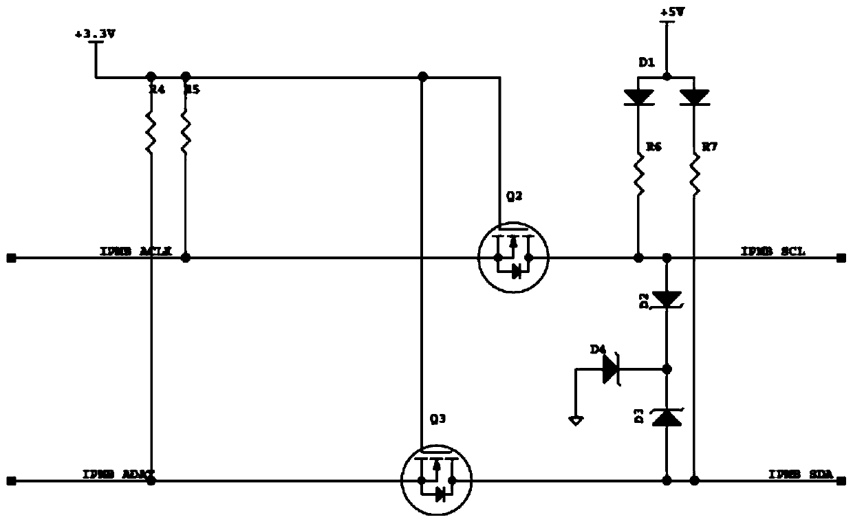 A computer system monitoring circuit